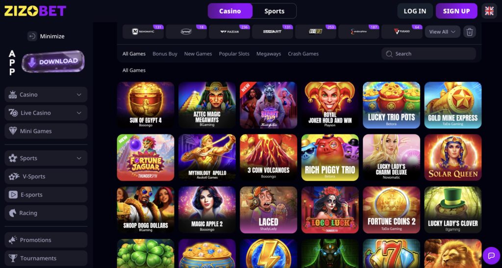 Zizobet - Best Credit Card Betting Site (Sportsbook & Casino)